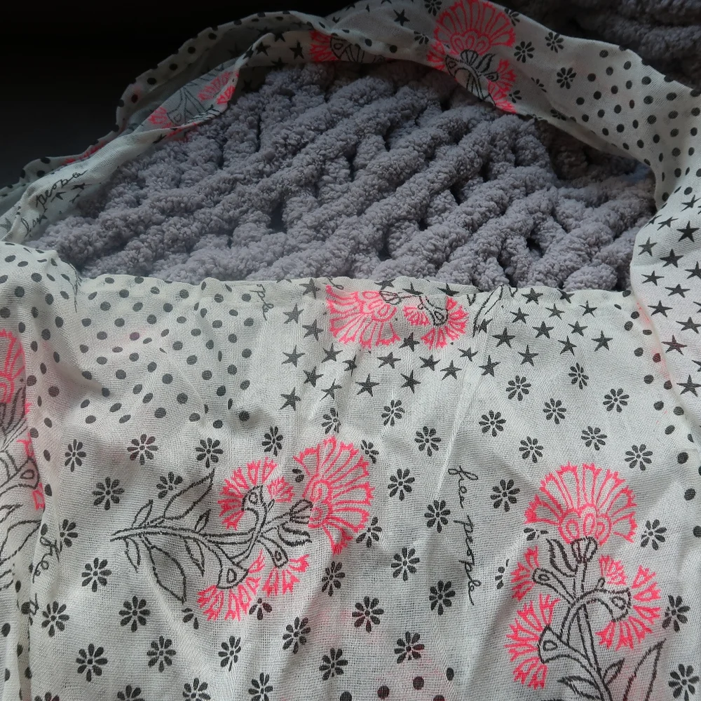 Free People Tote Shopping Bag Floral Print - Picture 3 of 4